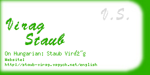 virag staub business card